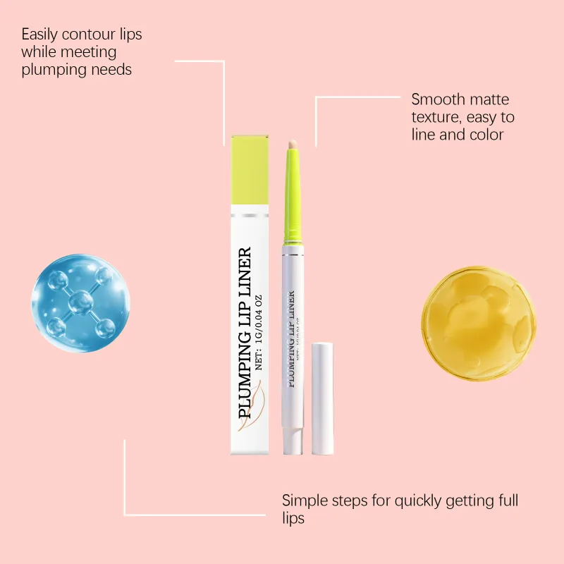 Lápis de lábios plumping liberdade definir pigmento duradouro à prova d'água leve natural uso diário maquiagem fosco caneta lipliner