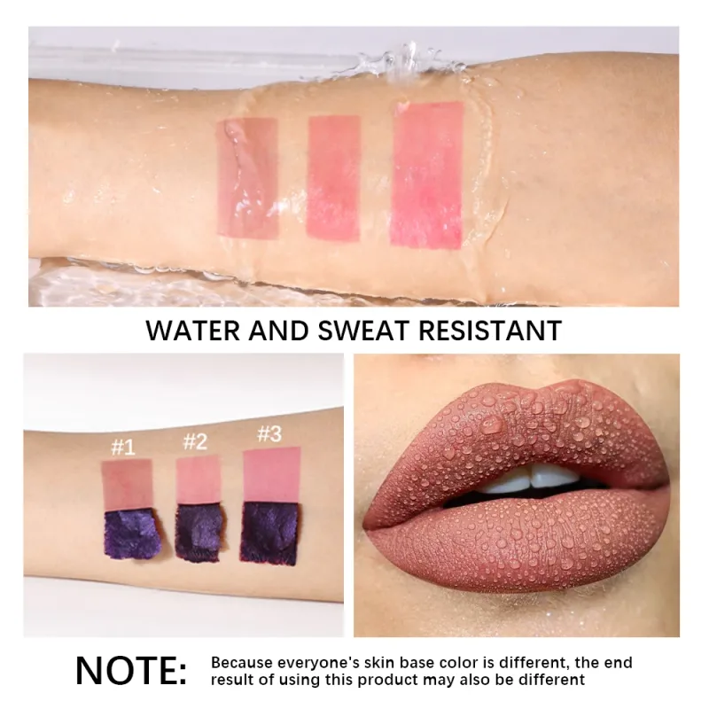 Lakerain Lip Gloss Peel and Stick Set Pink Lip Gloss Transfer Resistant Long-lasting Waterproof Natural Lip Gloss For Women