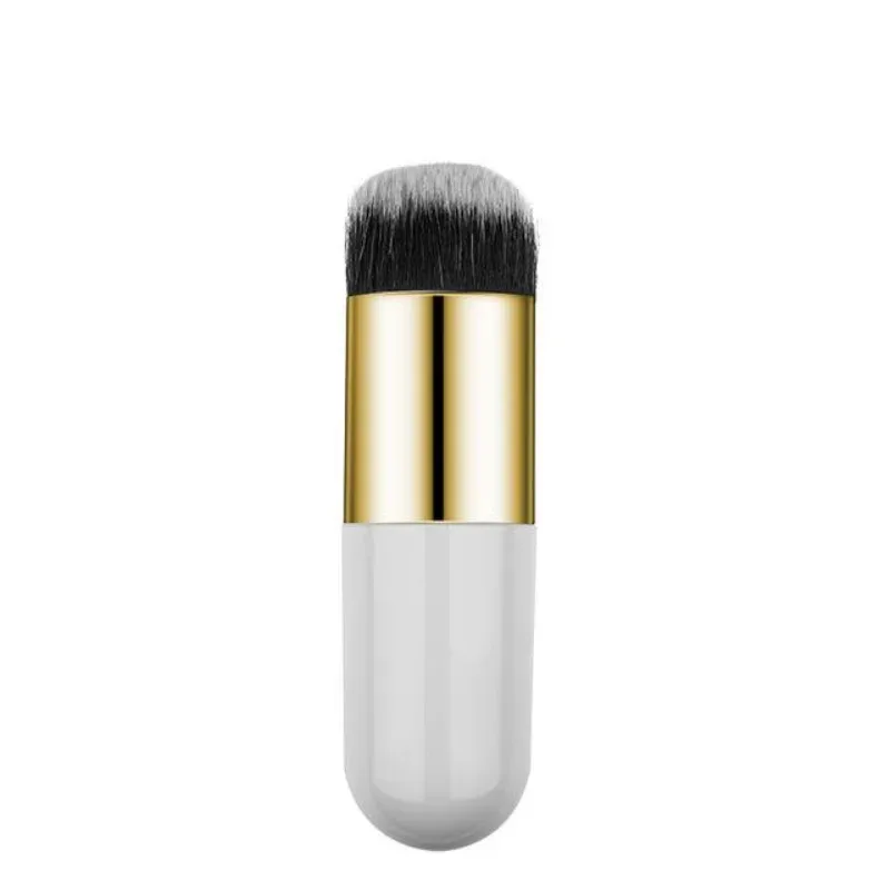 1 pçs pincéis de maquiagem rosto fundação pó solto corretivo mistura blush escova macio sintético cosméticos beleza maquiagem ferramentas