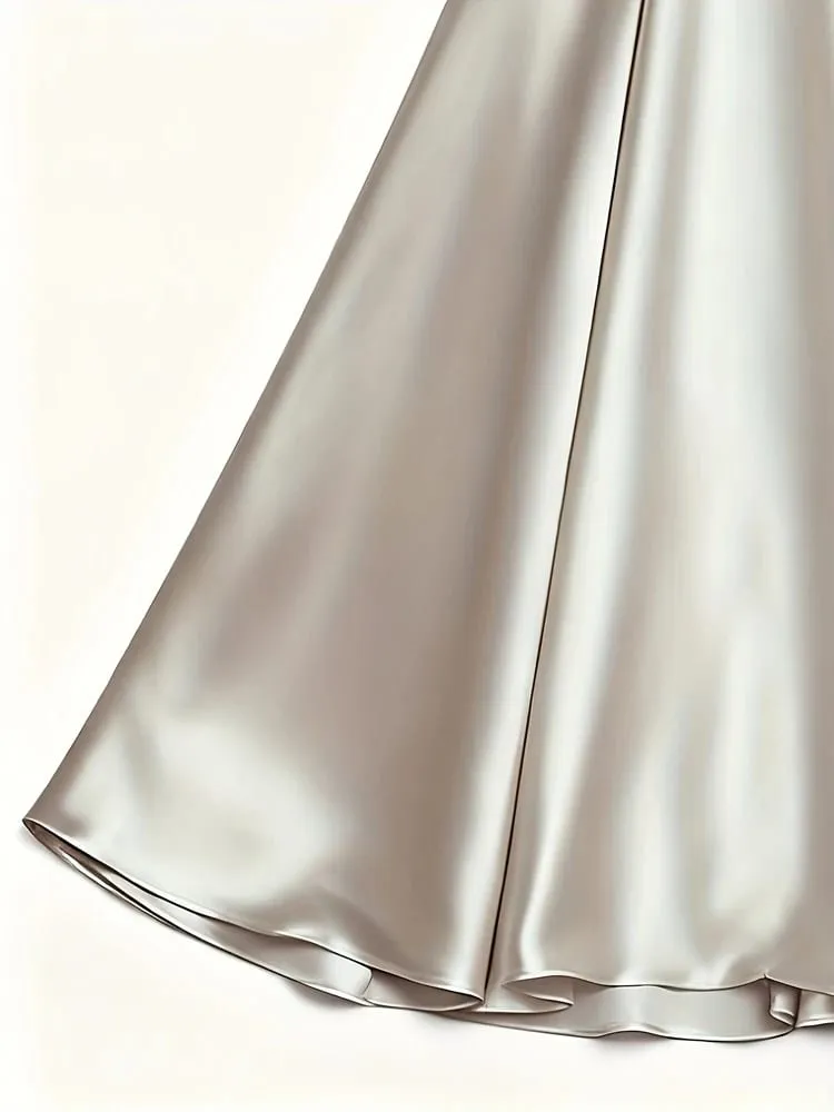 Coleção primavera/outono: Elegância de inspiração francesa, toque de luxo, decote em V, manga comprida, vestido justo na cintura, vestido de noite para banquetes — image 3