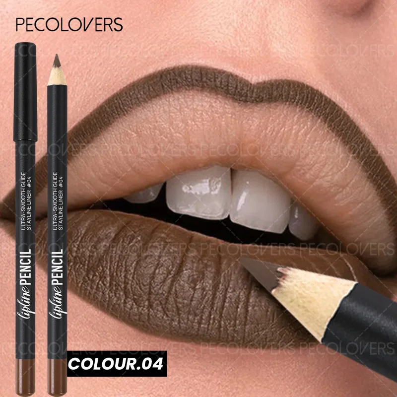 Long-Lasting Matte Lip Liner Sweat-Resistant Smudge-Free Durable & Smooth Lipliner For Makeup Newbies & Enthusiasts
