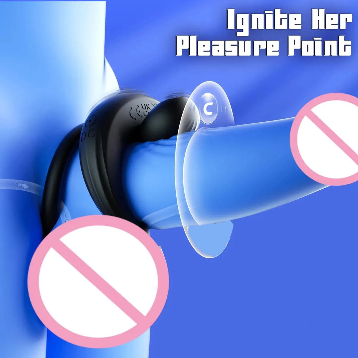 Vibratório galo anel pênis anel vibrador clitóris estimulação atraso ejaculação cockring controle remoto brinquedos sexuais para o homem