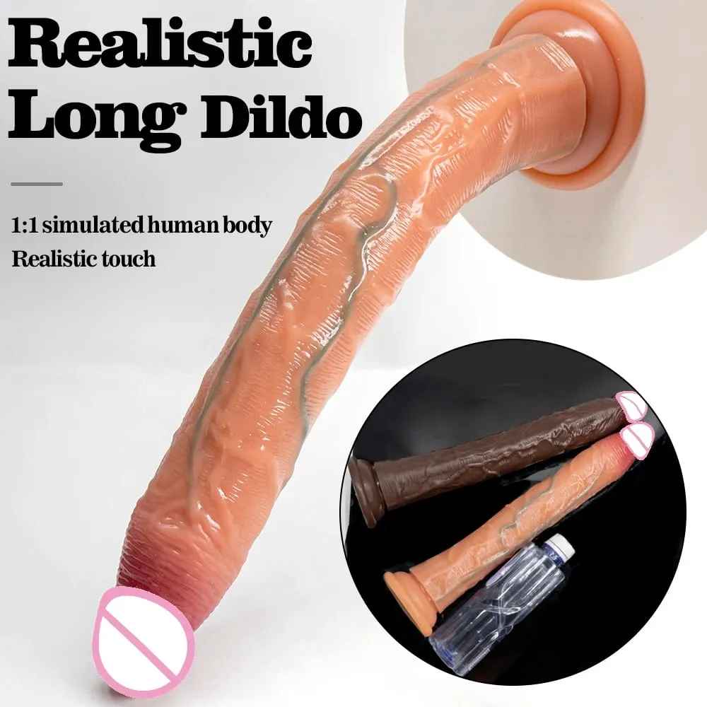 Super longo pênis macio silicone vibrador butt plug massageador de próstata enorme vagina anal vibrador ventosa adulto brinquedos sexuais para mulheres homens