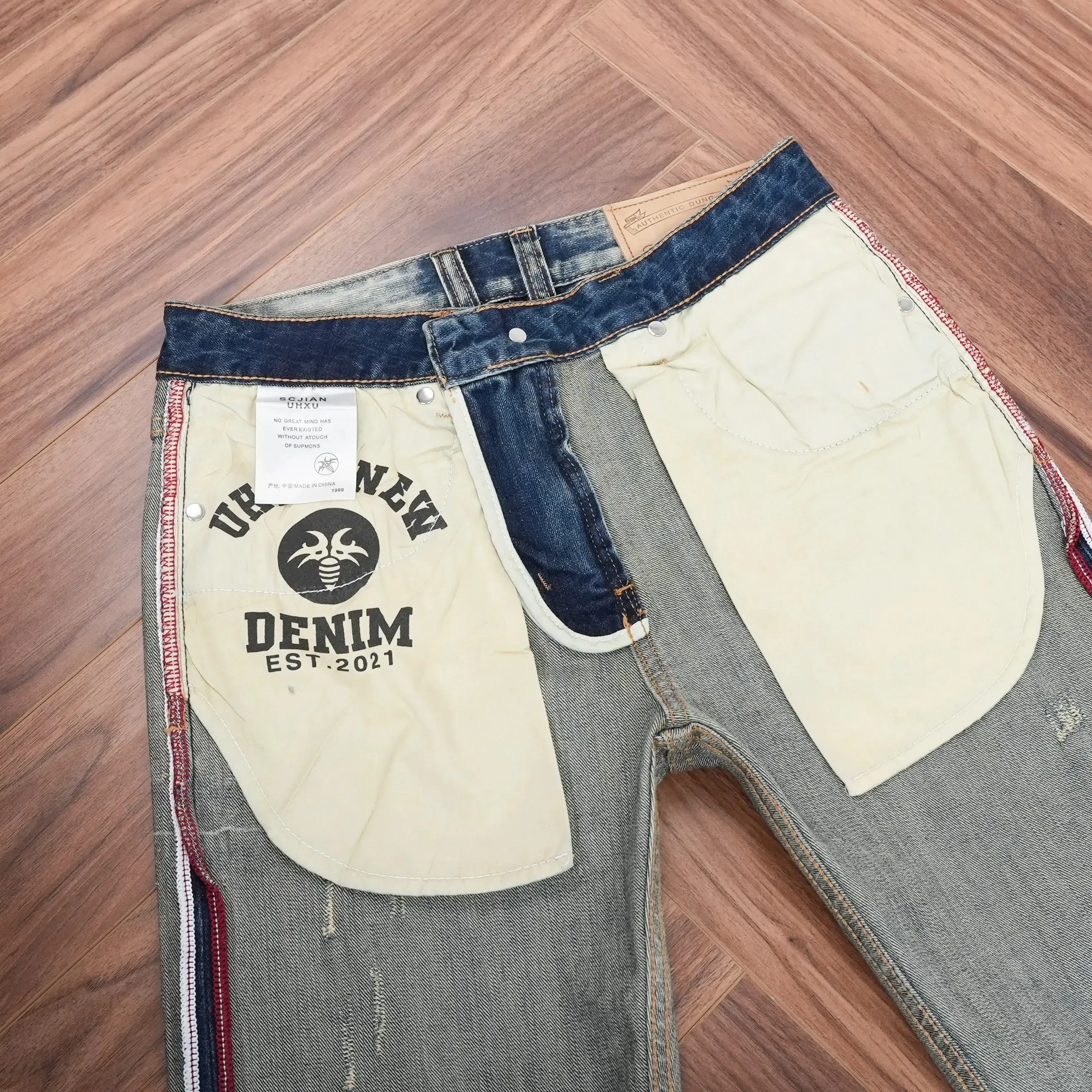 2026 primavera outono masculino angustiado lavado vintage regular reto jeans jeans americano retro desgastado olhar estilo na moda calças