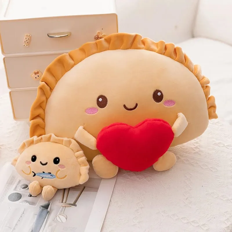 13/35cm bonito bolinho de pelúcia travesseiro chaveiro colorido multi-saborizado comida bolinho brinquedo macio kawaii bolinho frito com coração vermelho