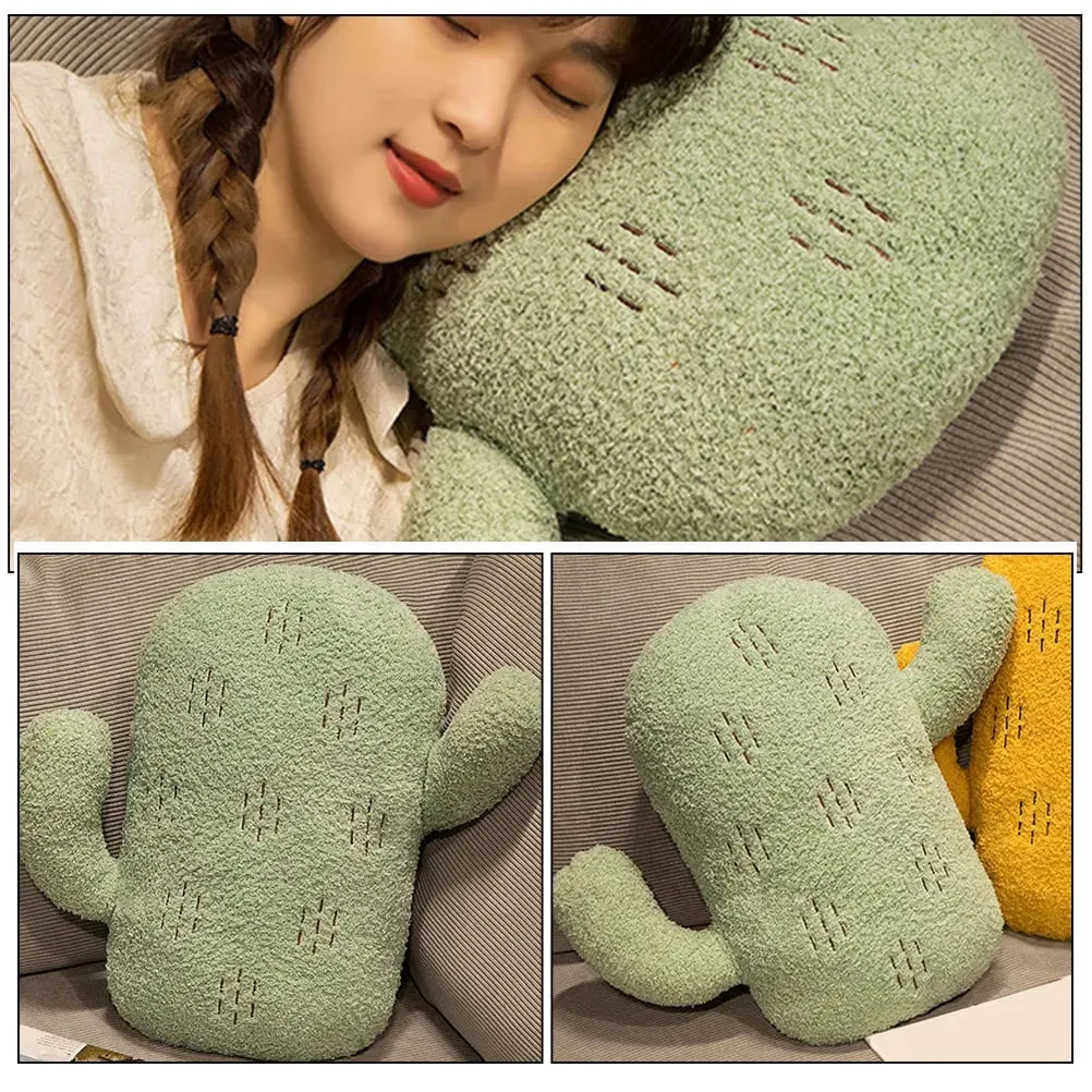Travesseiro em forma de cacto macio e confortável, estilo nórdico, decorativo, para sofá-cama, carro, sala de estar, quarto, berçário, casa