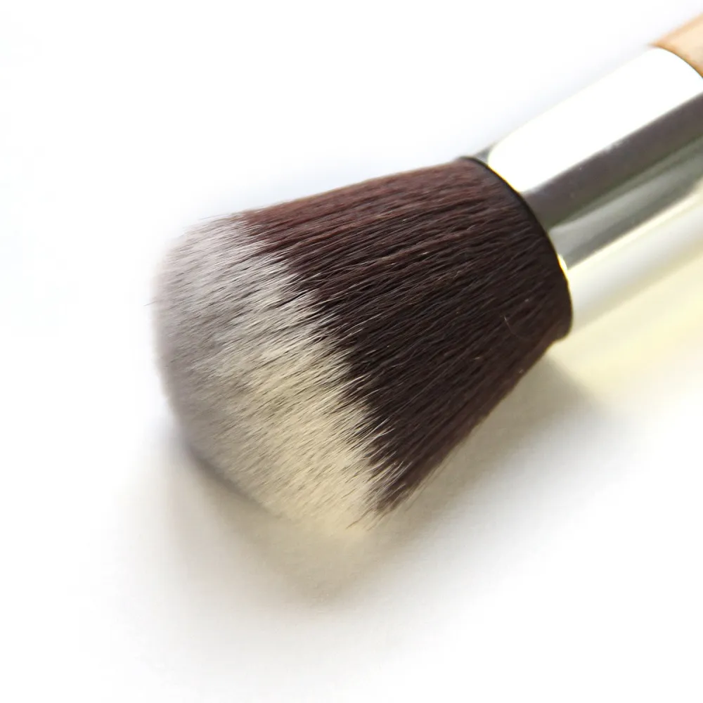 1PC Fashion Round Head Bamboo Handle Face Makeup Brush Foundation Powder Blusher Brush Cosmetic Brushes Pro Beauty Makeup Tools