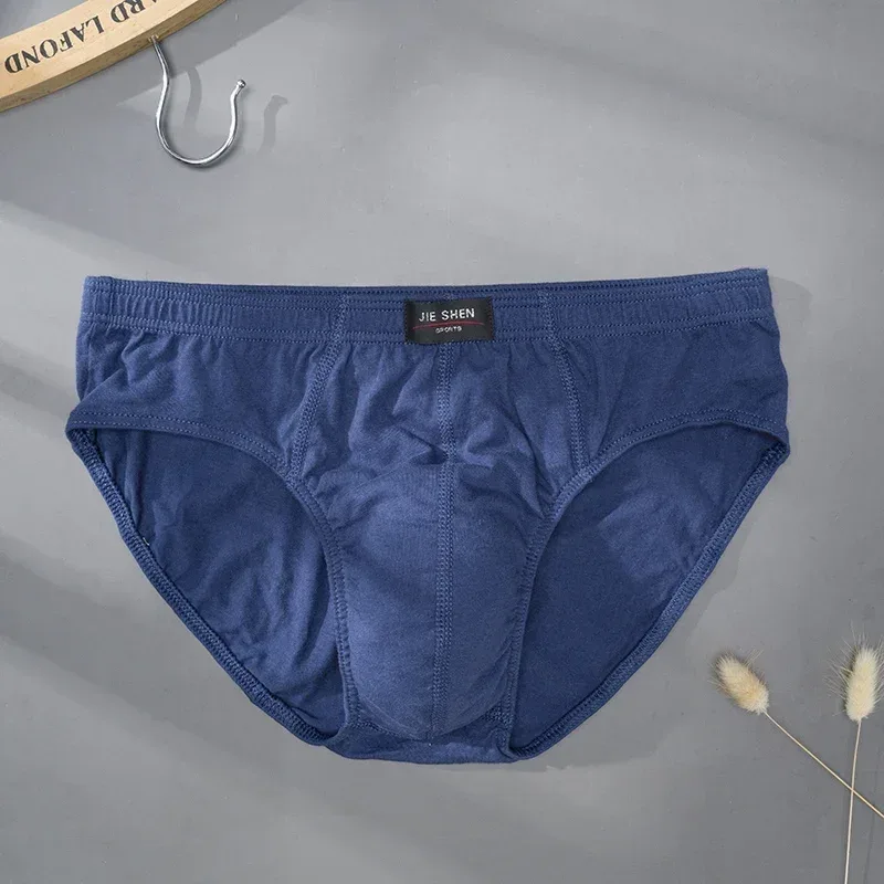1 件棉質內褲男士舒適內褲男透氣內衣內衣內褲 Plue 尺寸 Xl -5XL