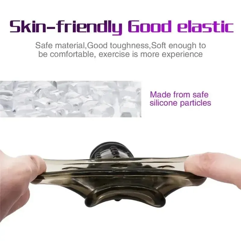 Extensor de pênis reutilizável, anéis penianos, atraso na ejaculação, camisinha para pau, capa de silicone, ampliação, brinquedos sexuais para homens