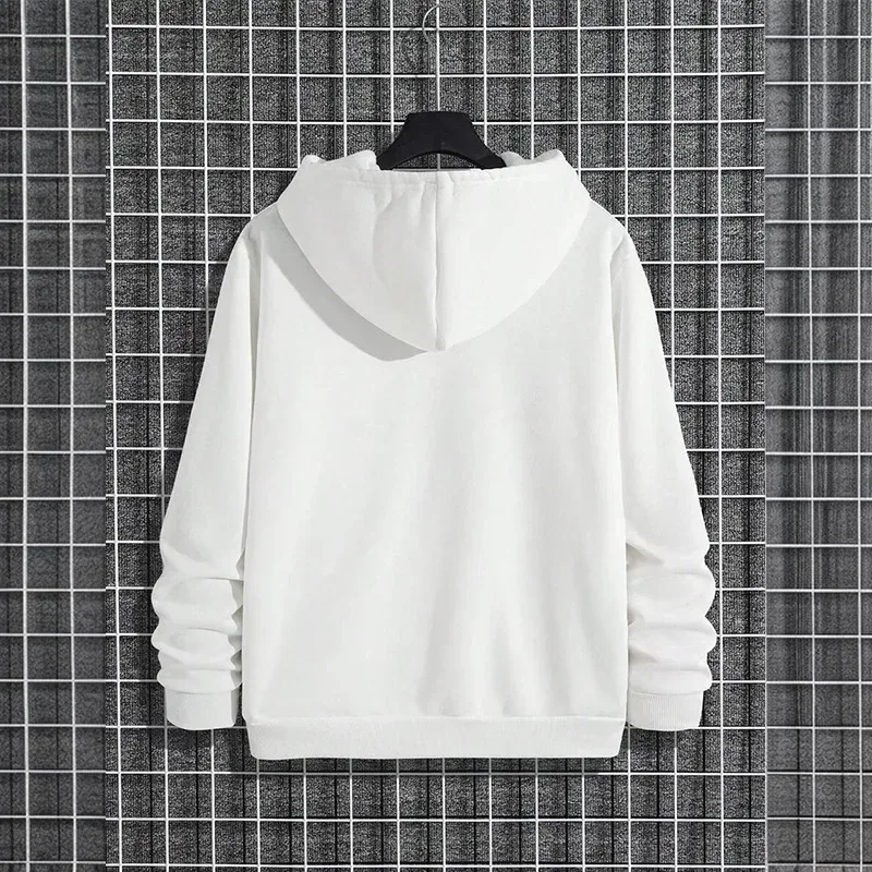 2025 outono/inverno nova chegada moletom com capuz masculino de alta qualidade cor sólida moletom masculino casa ao ar livre casual moda pulôver