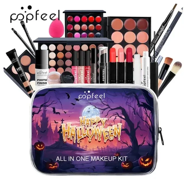 All in One Makeup Kit for Makeup Travel Makeup Kit Makeup Gift Set Makeup Kit for Women Full Kit Lipstick Eyeliner Mascara
