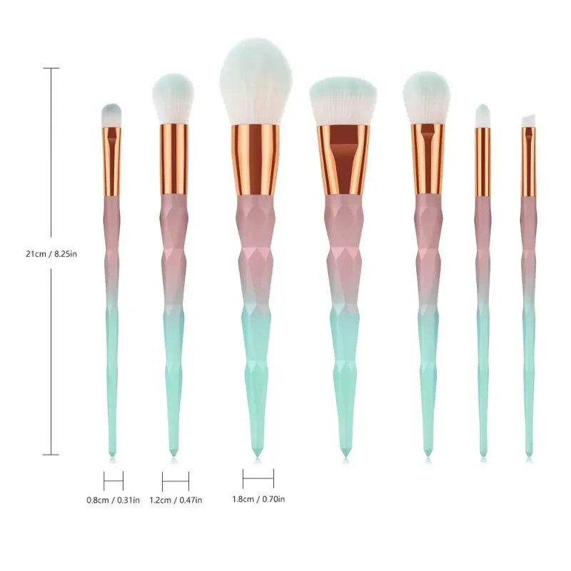 1-14 pçs pincéis de maquiagem conjunto de ferramentas compõem kits de ferramentas de escova para sombra delineador cosméticos pincéis maquiagem macia pele-amigável
