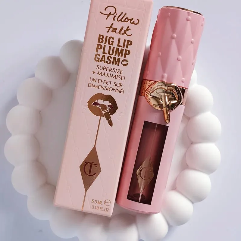 Charlotte micro leve pó almofada de ar pequena placa de ouro ajuste em pó 2 cores pó blush essência óleo tilbury cosméticos