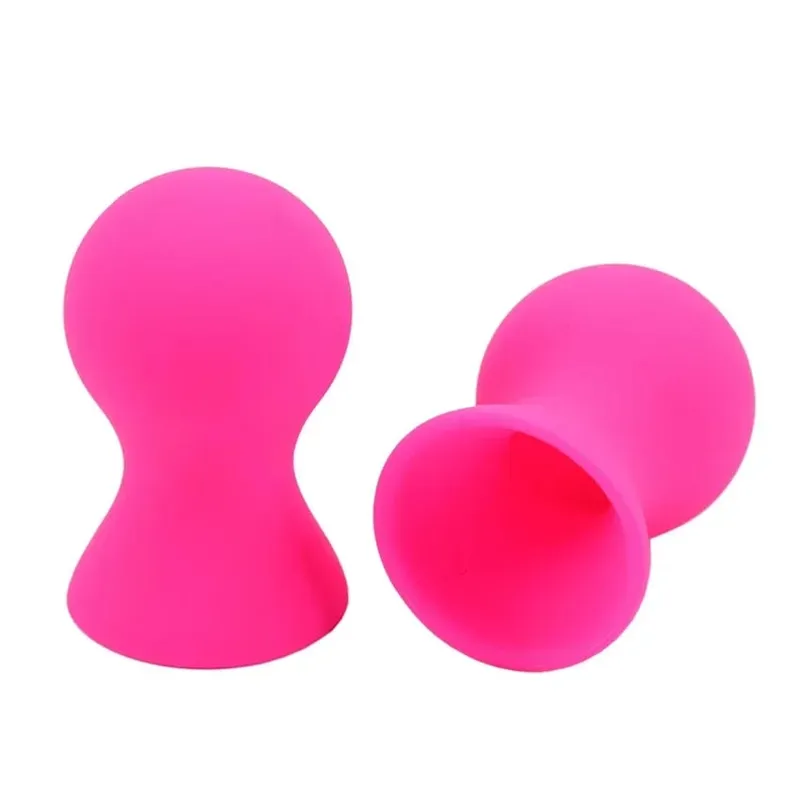 2 pçs silicone mamilo otário bomba ventosa massageador de mama clitóris estimulador brinquedos sexuais para casais mulher
