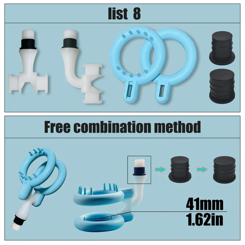 Men's Vibrating Masturbator Massage Gun Head Soft Silicone Attachments Adult Sexual Products Male Sex Toy Fascia Gun for Penis