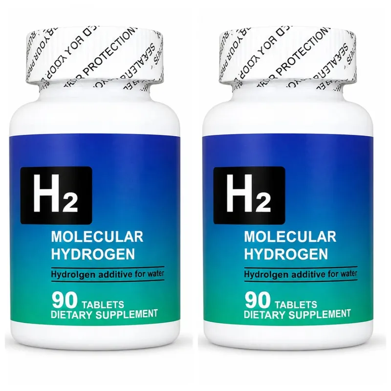 分子氫片 H2 鎂 80 毫克抗氧化能量大腦健康原味非基因改造 90 片膳食補充劑