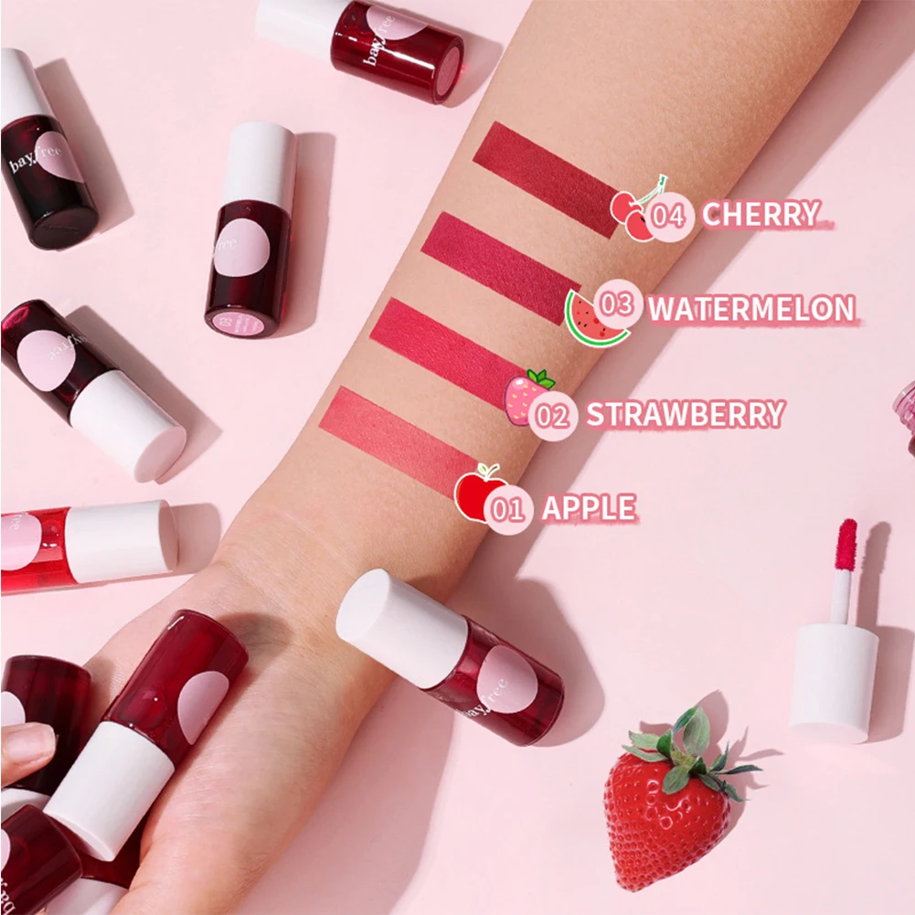Lip Gloss Tint Maquiagem Cheek Tint Blush Hidratante Espelho Líquido Batons À Prova D 'Água de Longa Duração Lip Glaze Cosméticos