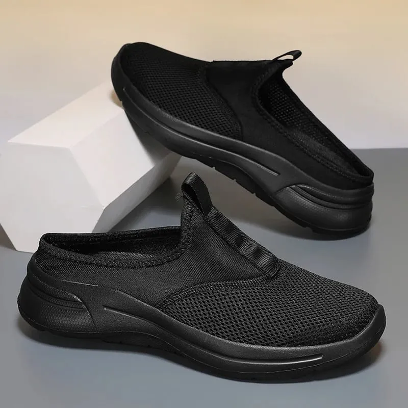 Novo verão tênis masculino leve macio confortável antiderrapante sapatos planos ao ar livre sapatos esportivos casuais tamanho grande 39-48