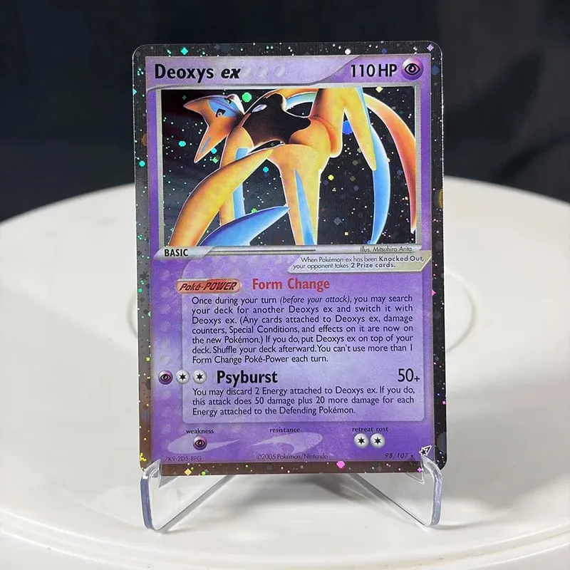 Proxy Cards EX Series Rayquaza Gold star Charizard Gengar Pikachu Hobbies Hobby Collectibles Game Collection Anime Cards