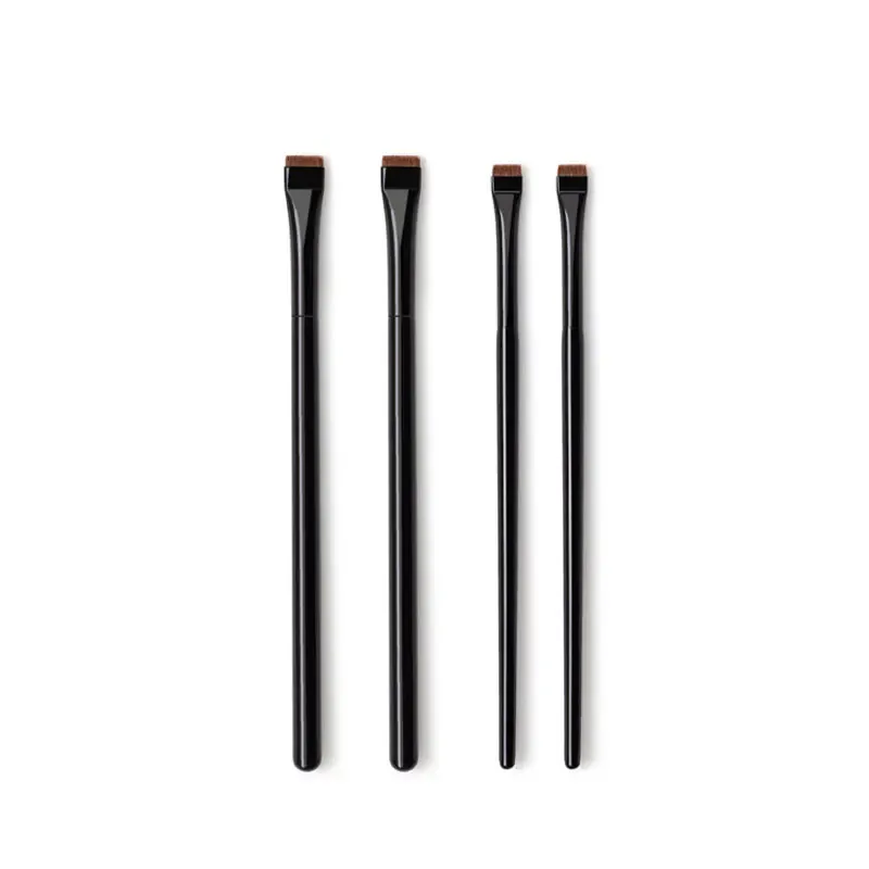 1pc Super Thin Angled liner Make up brush Eye brow Synthetic hair Makeup brushes Fine Eyebrow sharp cosmetic tools Professional