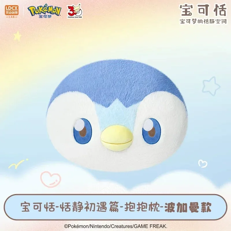 Novo pokemon pikachu piplup 40cm grande boneca de pelúcia bonito macio almofada travesseiro decoração para casa brinquedo colecionável presente aniversário — image 11