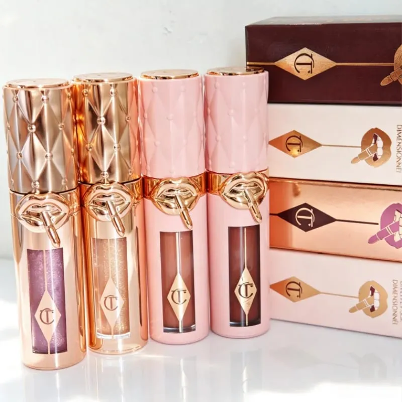 Charlotte Latest Tilbury Moisturized Plump Lip Gloss Highlights Concealer Liquid Foundation Two Color Heartbeat Blush Makeup