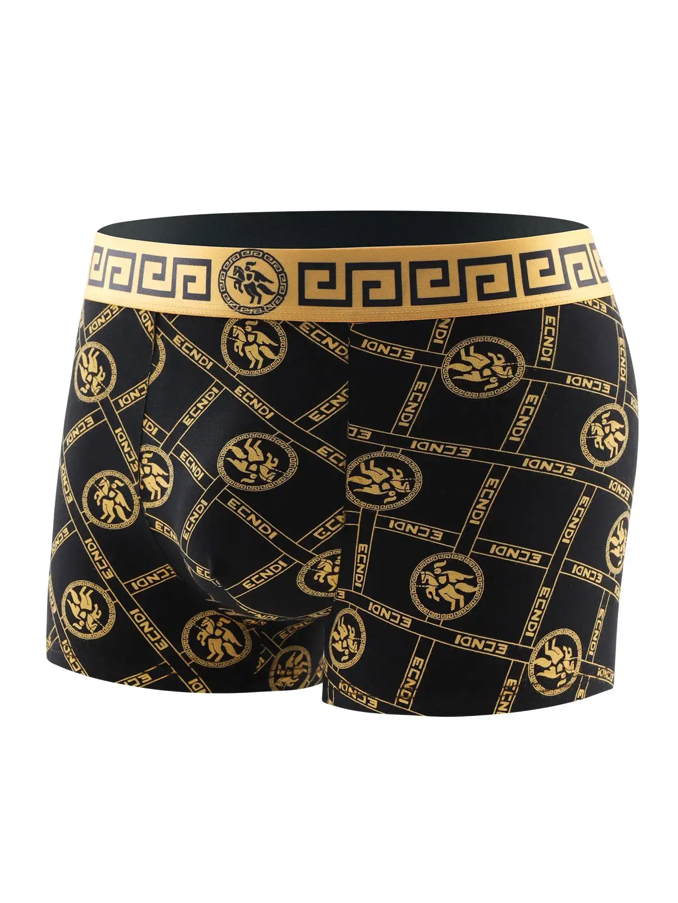 8 Piece Men's Underwear Set Soft Comfortable High Quality Men's Boxer Briefs Panties Black Gold Domineering Selling Men's Pants