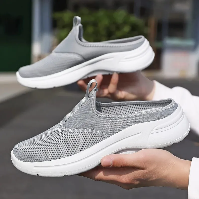 Novo verão tênis masculino leve macio confortável antiderrapante sapatos planos ao ar livre sapatos esportivos casuais tamanho grande 39-48