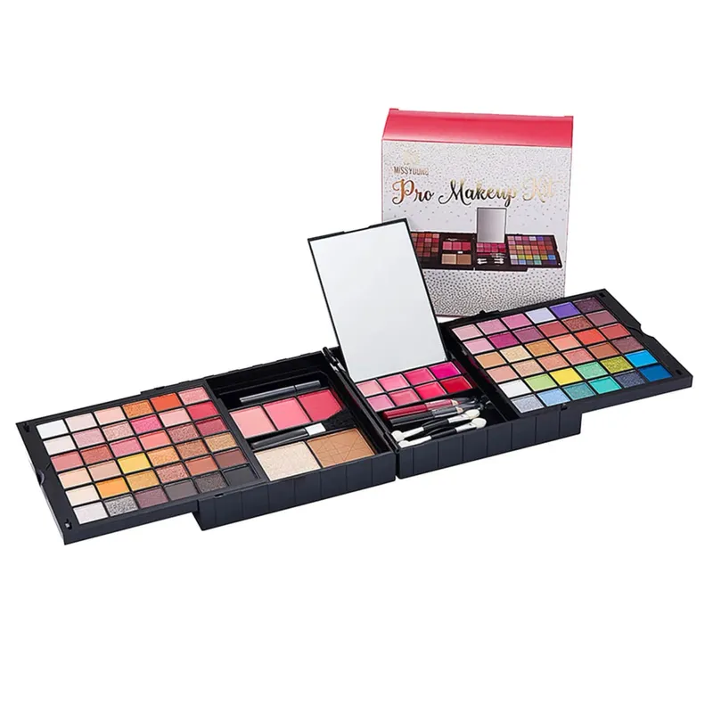 化妝入門套裝專業化妝套裝搭配透明盒節日美容禮品套裝入門化妝品全套女士套裝