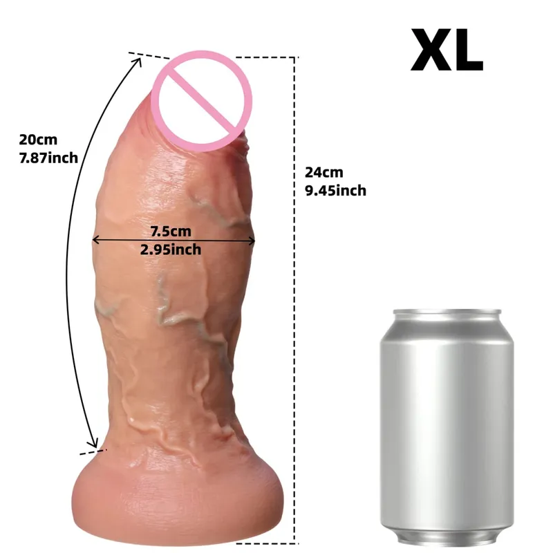 Enorme grosso realista vibrador grande pênis dupla penetração anal plug vagina masturbador falso pau adulto brinquedo sexual para mulheres sexuales