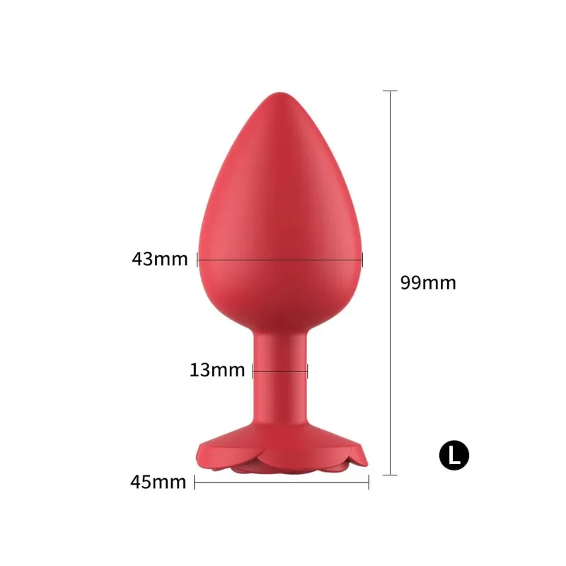 Silicone rosa anal plug 3 tamanho vermelho butt plug iniciante para especialista ponto g massagem bem-estar sexual prazer adulto brinquedo sexual