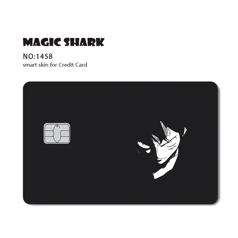 Hot Sale Maigc Shark Anime Chopper Luffy Nami Waterproof Front Side Sticker Film Skin for Credit Debit Card