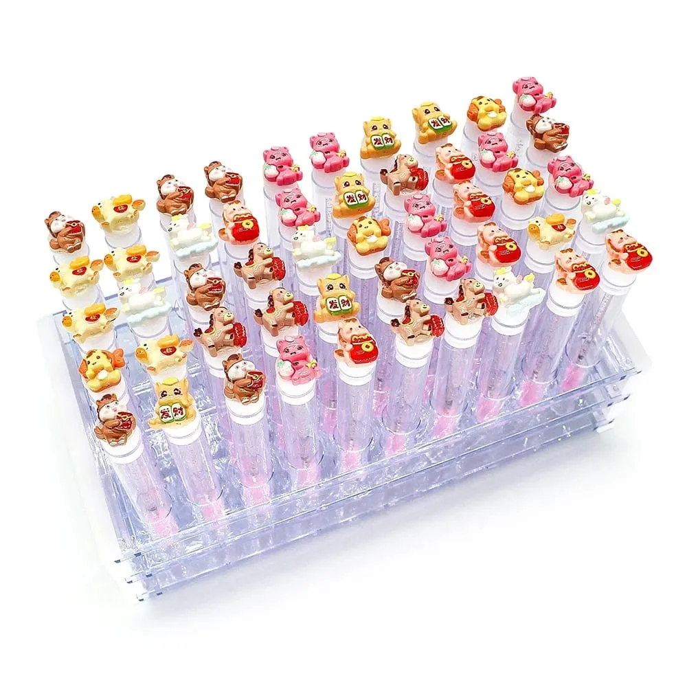 10/50 pçs tubos de escova de cílios cristal lash rímel varinhas sobrancelha pente spoolies recipiente cílios escovas aplicadores ferramentas de maquiagem — image 5