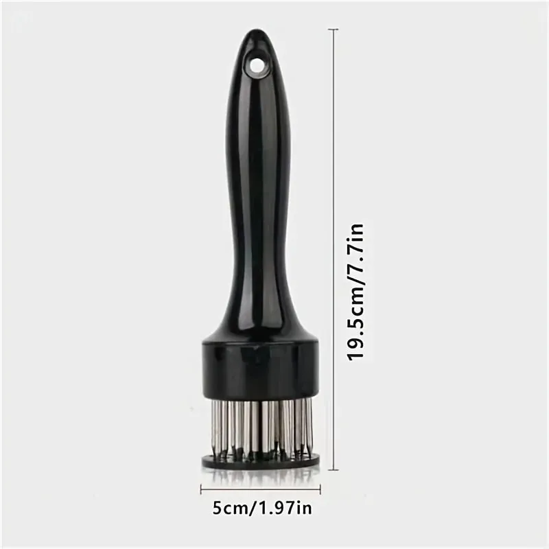 1PC Stainless Steel Steak Meat Tenderizer Hammer Loose Meat Needle Household Punching Daily Tendon Breaker Meat Inserting Needle