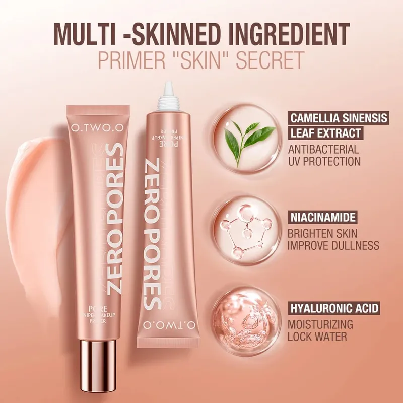 O.TWO.O Conjunto completo de maquiagem, 10 peças, kit de cosméticos, rímel, base, creme BB, almofada de ar, corretivo, batom, maquiagem para mulheres