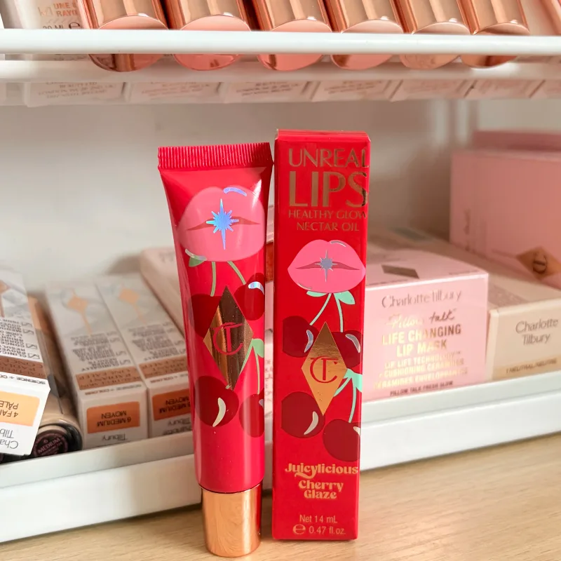 Brilho labial luxuoso multicolorido, brilho labial hidratante duradouro, ponta em forma de coração, pincel labial e gelatina, presente de maquiagem