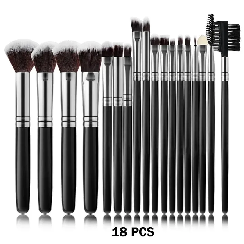 Conjunto de pincéis de maquiagem, 10/32 peças, pó macio, base, contorno, blush, corretivo, sombra, iluminador, ferramenta de beleza
