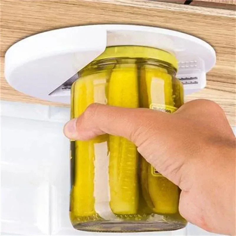Abridor de lata multifuncional, ferramenta de abertura de jarra, removedor rápido de garrafa profissional, acessórios de cozinha, 1 peça