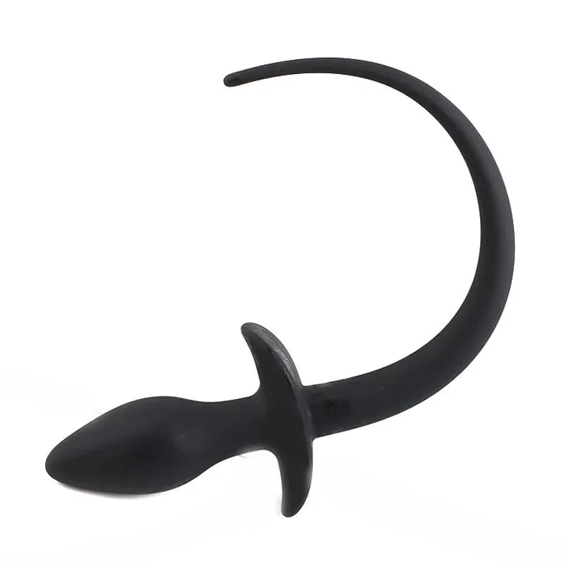 Silicone cão butt plug cauda com fetiche filhote de cachorro cosplay anal trainer produto erótico para casal bdsm massagem próstata brinquedo sexo — image 5
