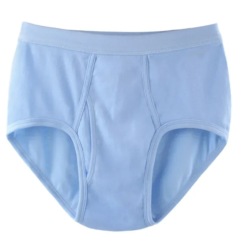Solid Color Fat Plus Size Men's Underwear Mens Underpants 100% Cotton Comfortable Breathable Loose Large Size Men Briefs Panties — image 24