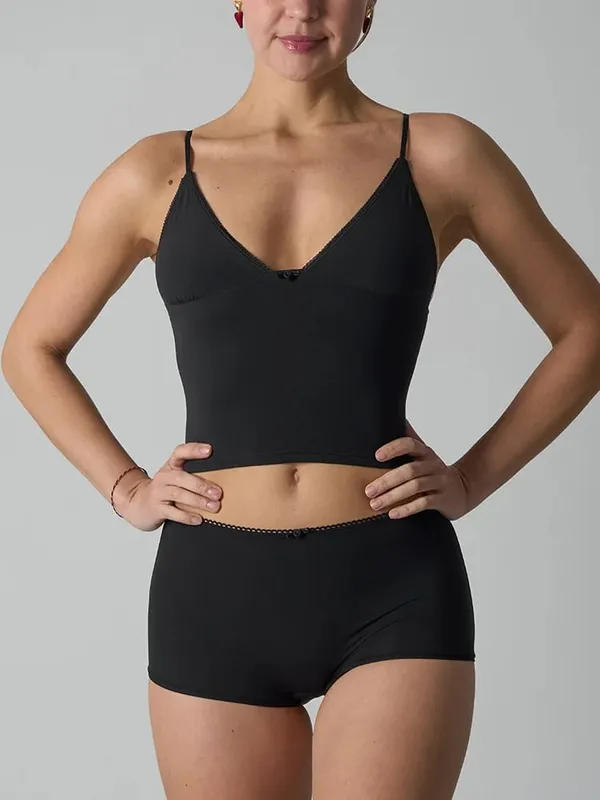 Conjunto de lingerie sem costura fina sólida feminina renda guarnição triangular copo camisola com boxer shorts alta elasticidade magro conjuntos de sutiã floral