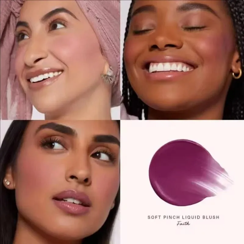 Autumn Rare Beauty Cream‑to‑powder Liquid Blush Mashed‑potato Texture Highlight Mirror Easy‑to‑apply Long‑lasting Blush Cream
