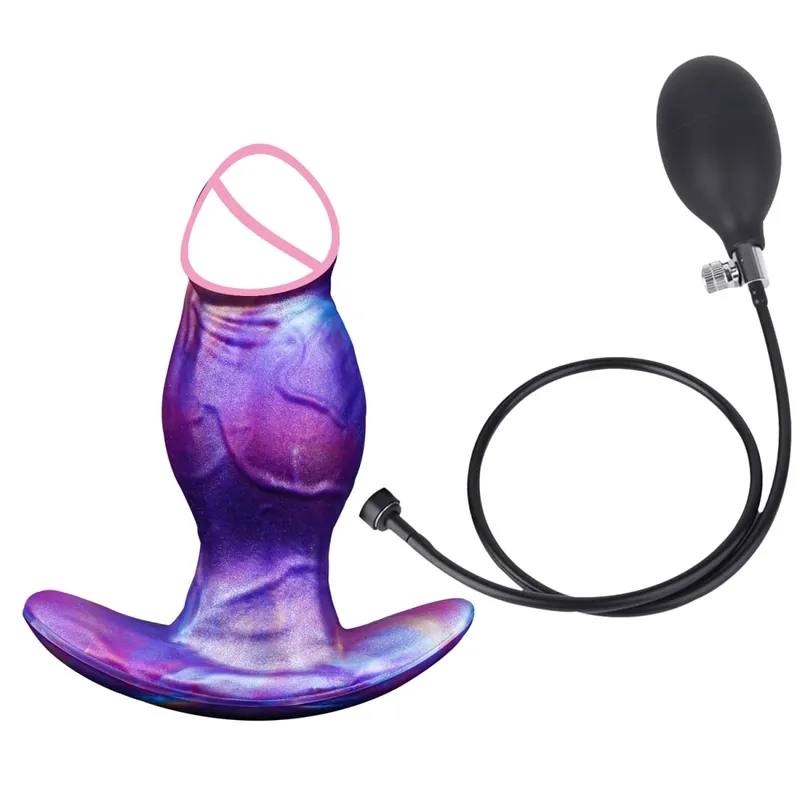 Realistic Dildo Magnetic Suction Expansion Anal Plug Wearable Dildo For Men And Women Plug Butt Vaginal Dilator Adult Sex Toy 18