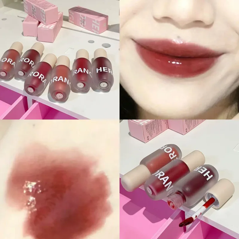 Matte Frosted Lip Gloss Long‑Wear Non‑Sticky Liquid Lipstick Moisturizing Pigmented Lip Tint Daily Makeup Cosmetic