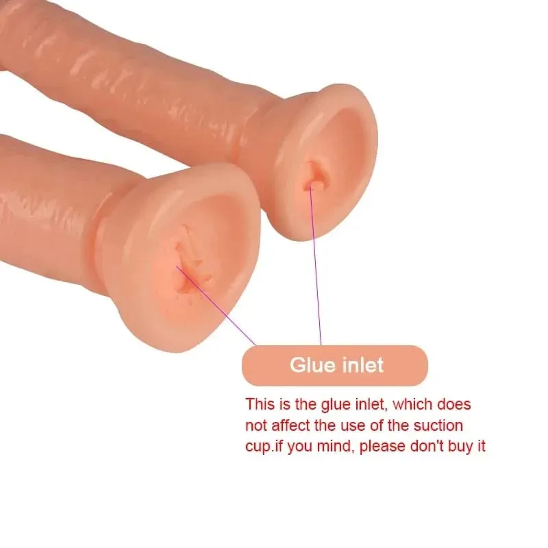 Realistic Flesh Colored Silicone Dildo with Suction Cup Soft Butt Plug Adult Sex Toy for Women And Men Realistic Soft Dildo