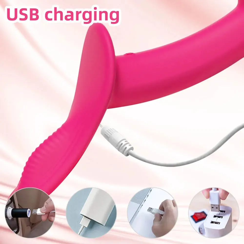 Vibrador vibratório com alça ajustável, vibrador com 10 modos de vibração, brinquedo sexual vestível para casais femininos, lésbicas