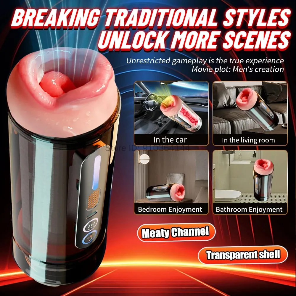 Vagina oral realista uso de duas cabeças masturbador masculino vibração automática gemendo bolso buceta voz boquete copo brinquedos sexuais para homem