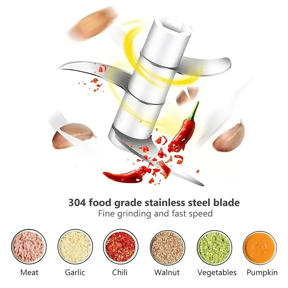 Mini triturador de alho elétrico sem fio 100ml/250ml portátil chopper carregamento usb gengibre pimentão vegetal máquina cozinha
