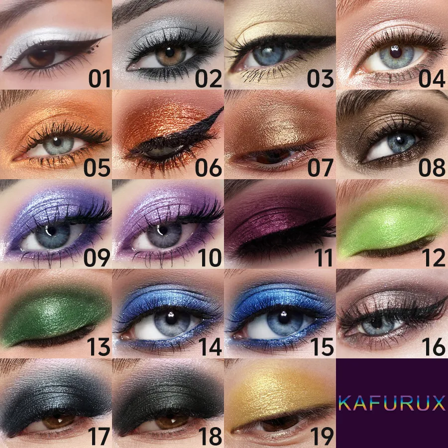25 kleuren 1 ST Parel Oogschaduw Stick Waterdicht Langdurig Glitter & Matte Kleur Oogschaduw Make-up Gezicht Hoogtepunt Cosmetica Cadeau