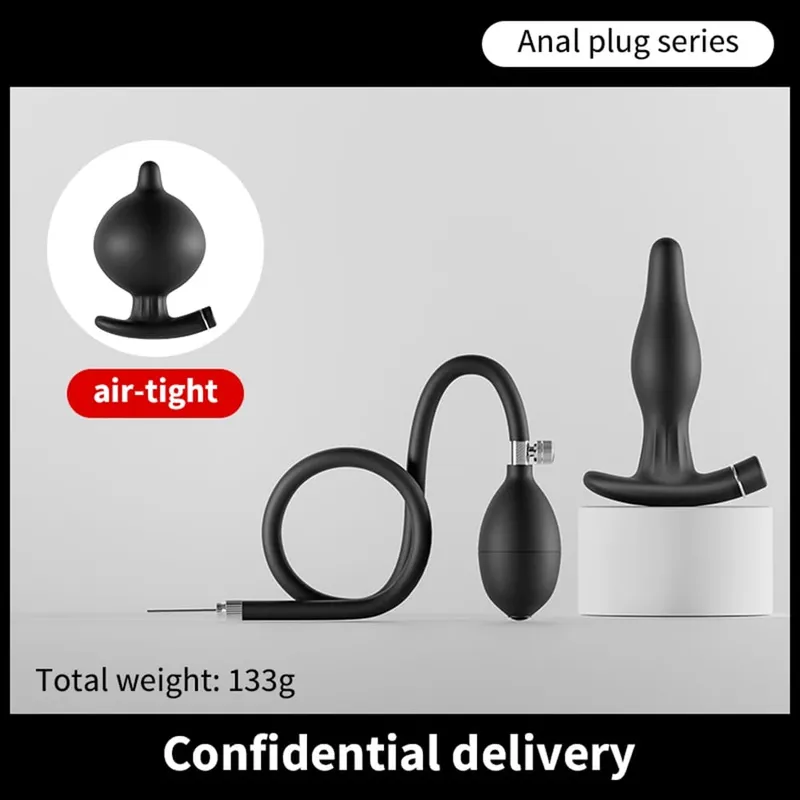 10-frequência vibração próstata grânulo inflação enorme anal plug orgasmo elétrico masturbação massageador sexo produto butt plug sextoy — image 9